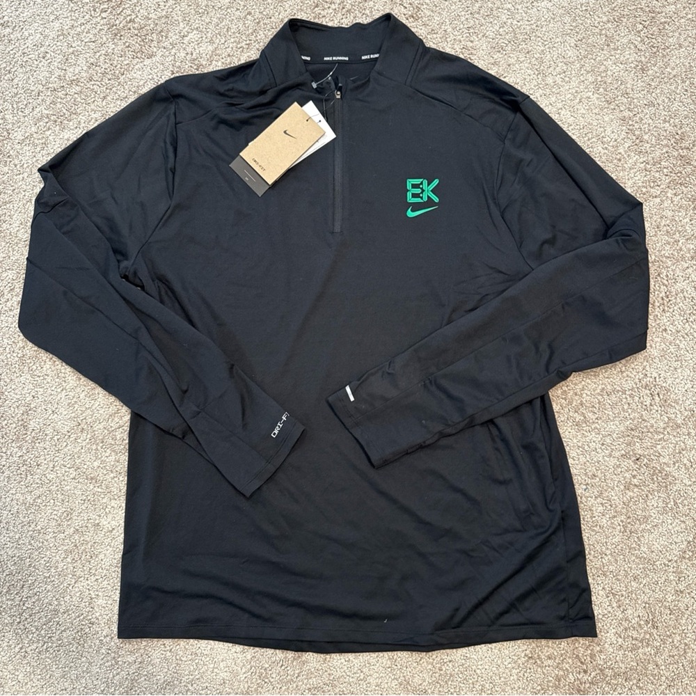 Men’s Size Large Nike Running Long Sleeve 1/4 Zip Pullover Black FZ1078-010